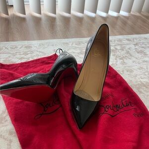 Christian Louboutin Black Pigalle 100 mm pumps
